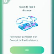 Pokémon GO : Raids à distance disponibles !